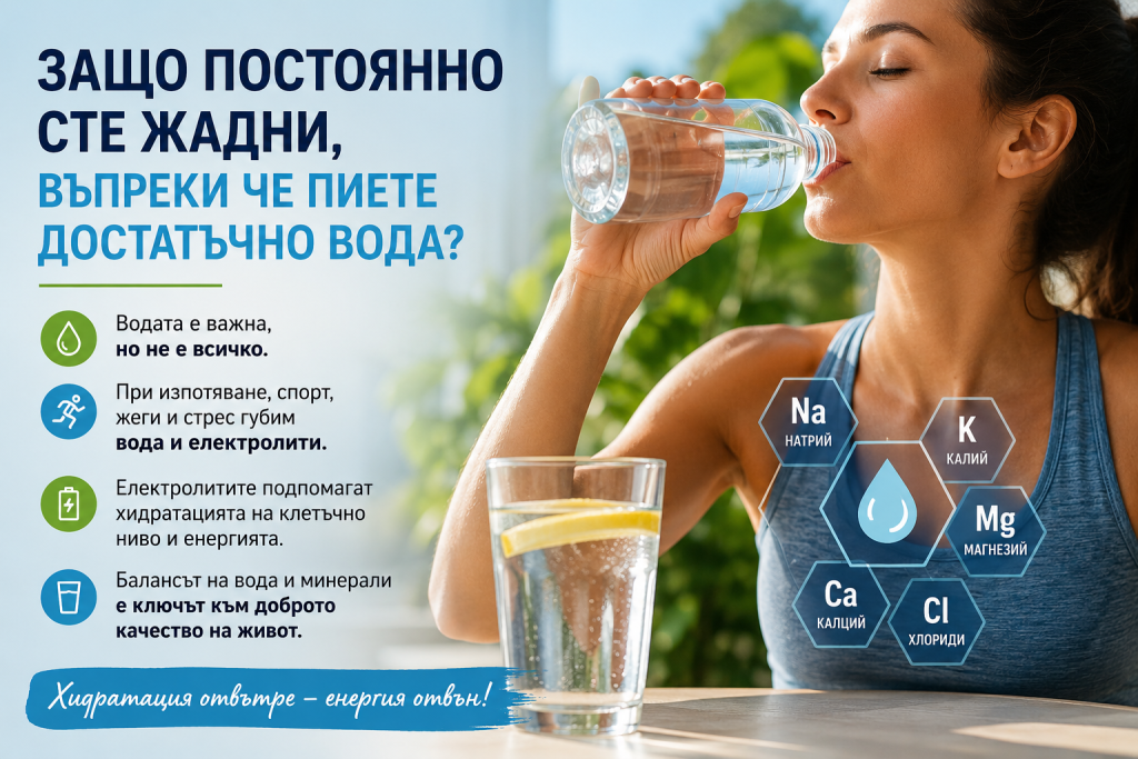 Защо постоянно сте жадни, въпреки че пиете достатъчно вода?